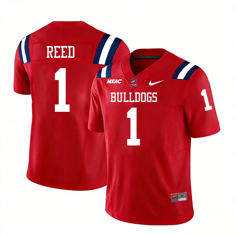 South Carolina State Bulldogs #1 Shamari Reed College Football Jerseys,Uniforms Stitched-Red